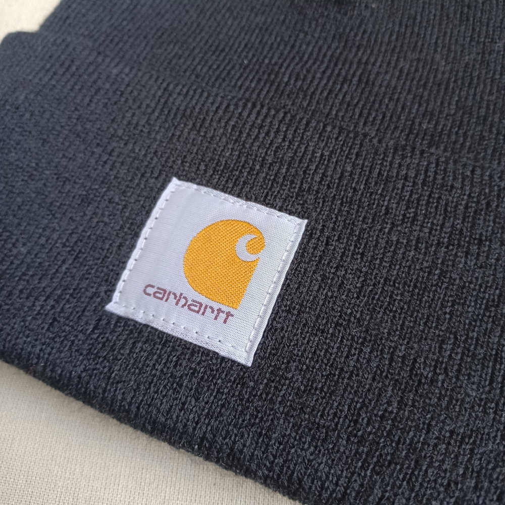 Carhartt Black Knit Beanie - Picture 2 of 5